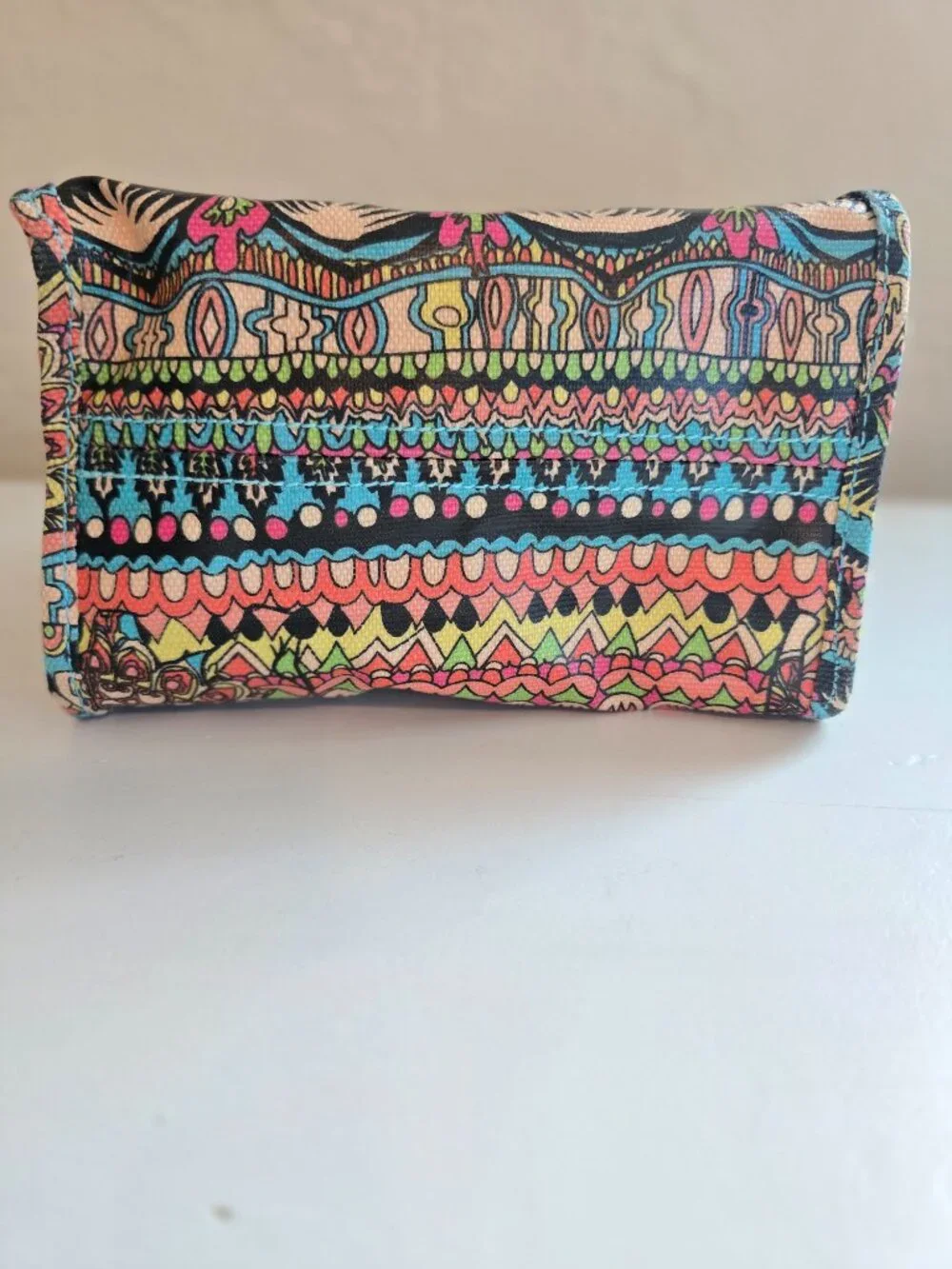 NWT Sakroots Artist Circle Insulated Lunch Tote Bag - One World Print/Aqua OW